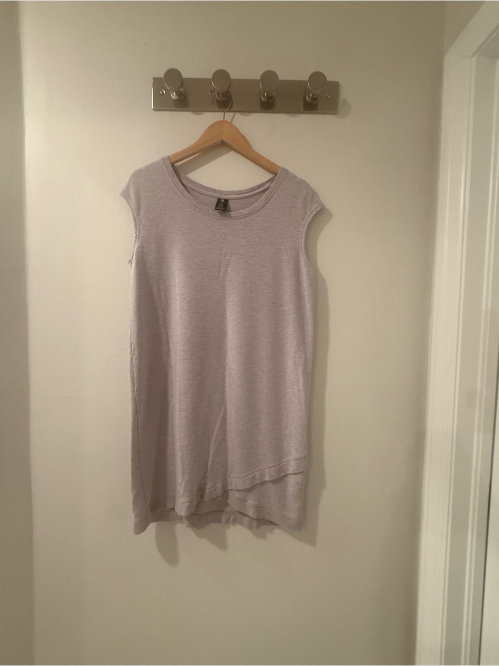Active Life Lavender Sleeveless Tank with Layered Hem